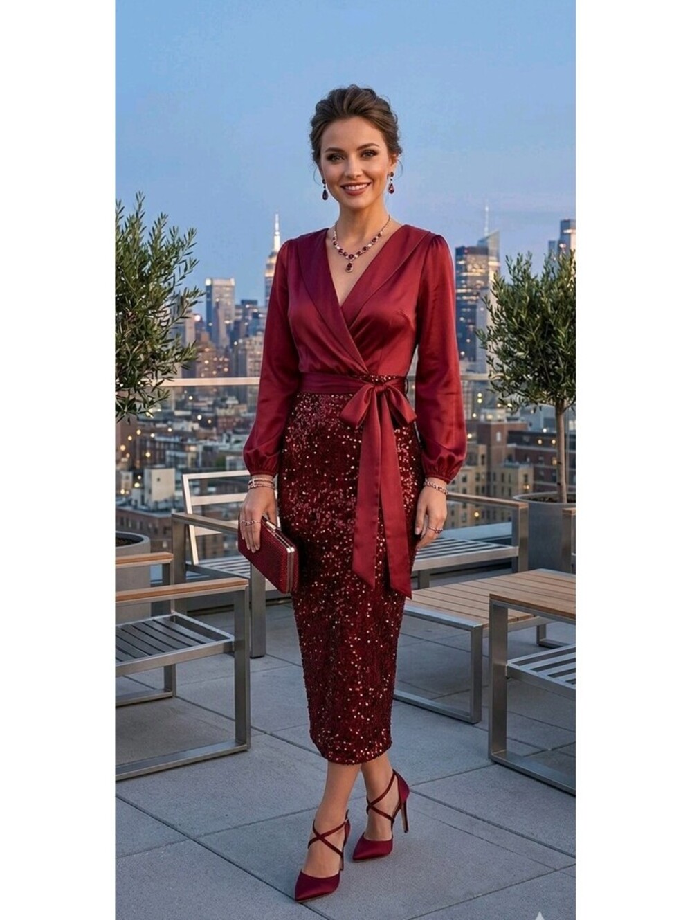 Women’s Dress Gown Lot Party Fancy Gala Size S